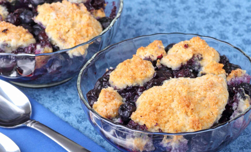 Easy Blueberry Cobbler Health Boosterss