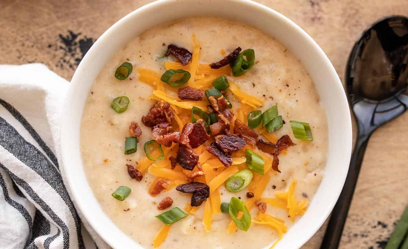 Loaded Baked Potato Soup Health Boosterss