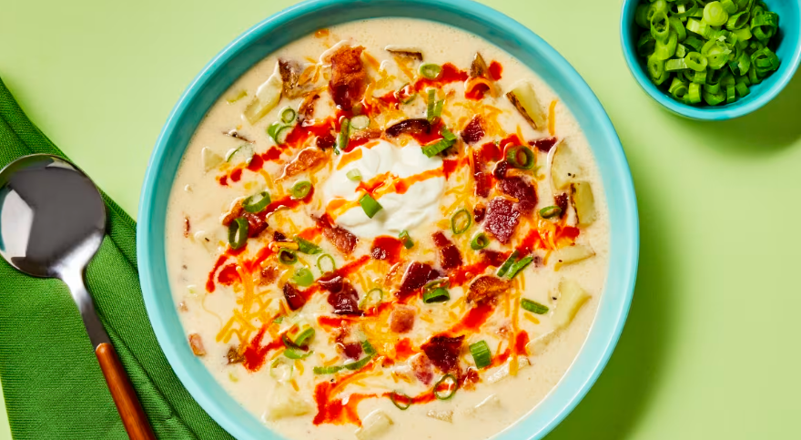 Loaded Baked Potato Soup Health Boosterss